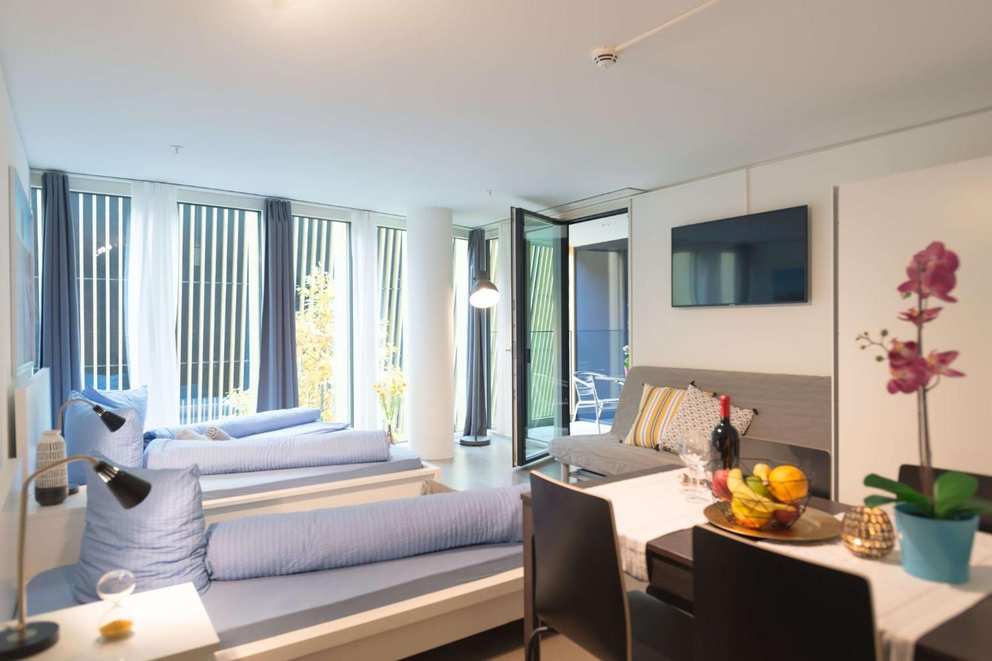 Hitrental Allmend Comfort Studios Lucerne Екстер'єр фото