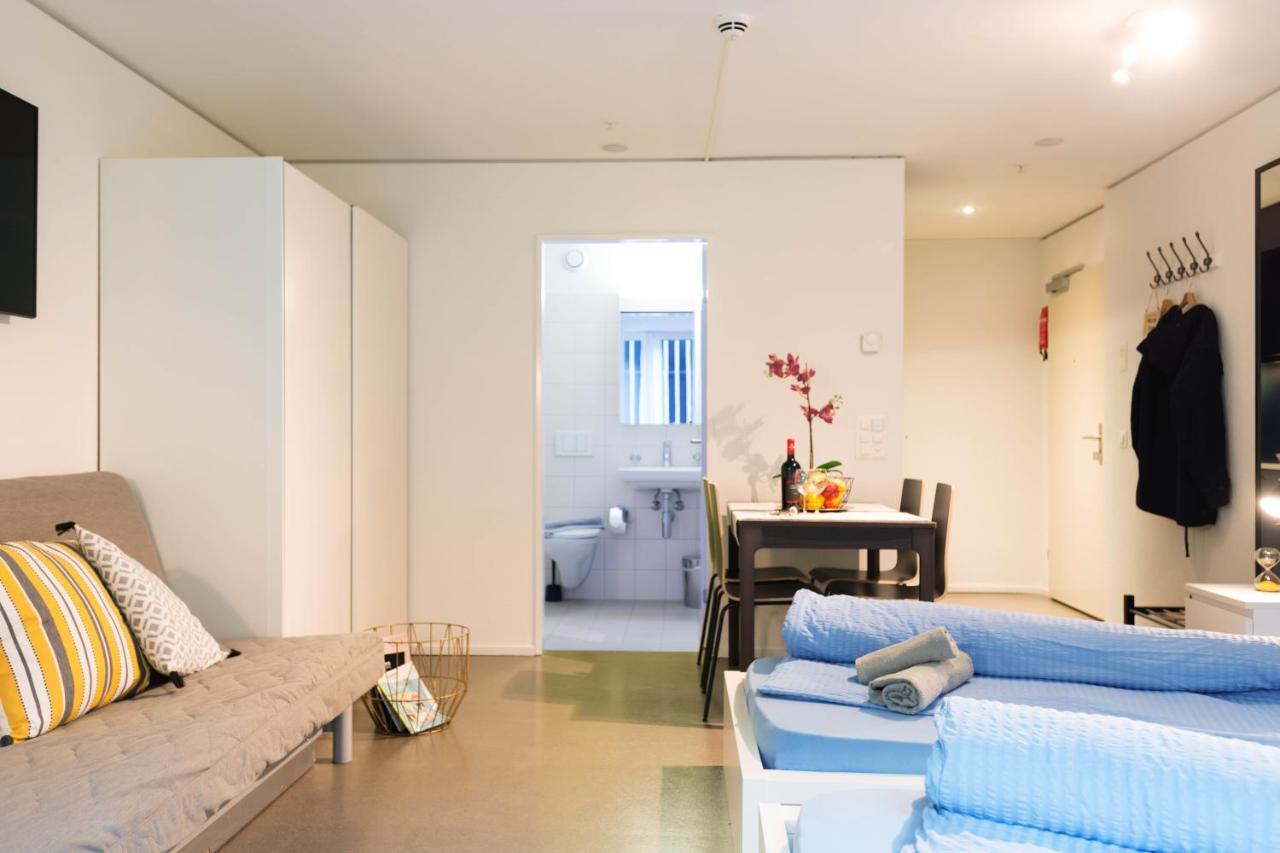 Hitrental Allmend Comfort Studios Lucerne Екстер'єр фото